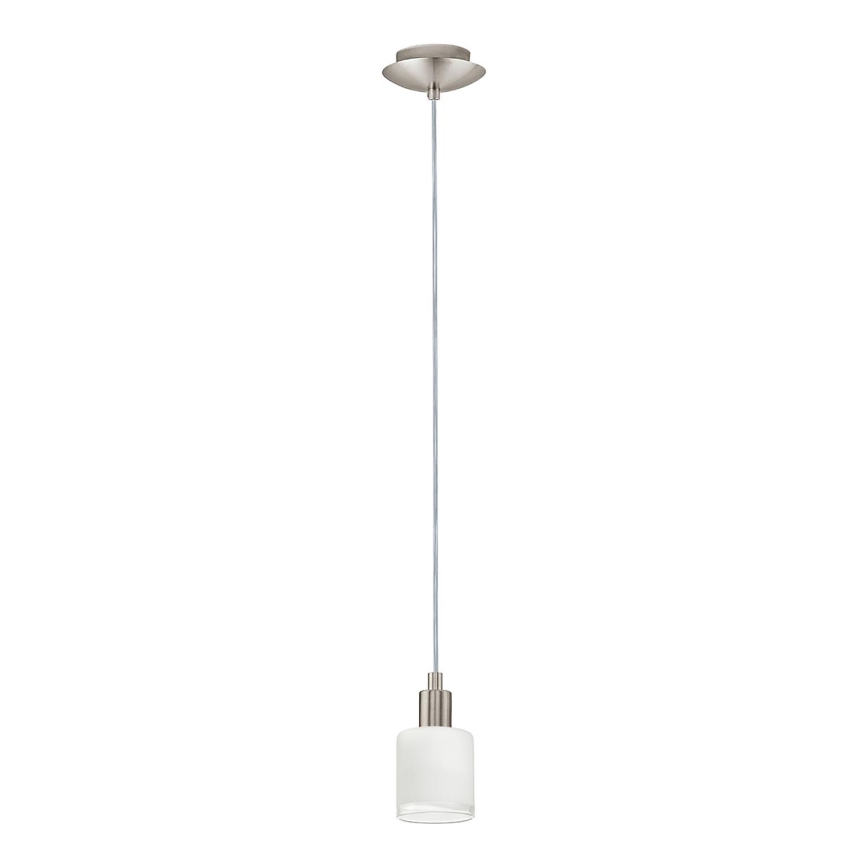 Eglo - Lampadario LED a sospensione con filo MY CHOICE 1xE14/4W/230V cromo opaco/bianco