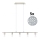 Eglo - Lampadario LED a sospensione con filo MY CHOICE 5xE14/4W/230V cromo opaco