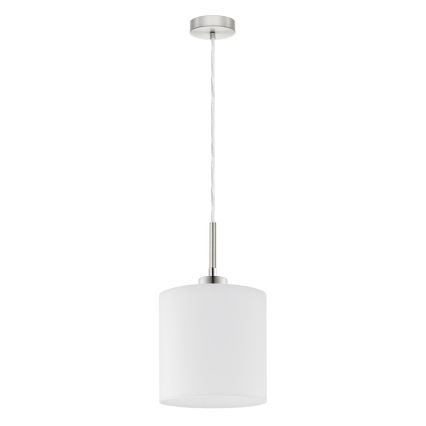 Eglo - Lampadario LED a sospensione con filo TUNJA 1xE27/60W/230V bianco