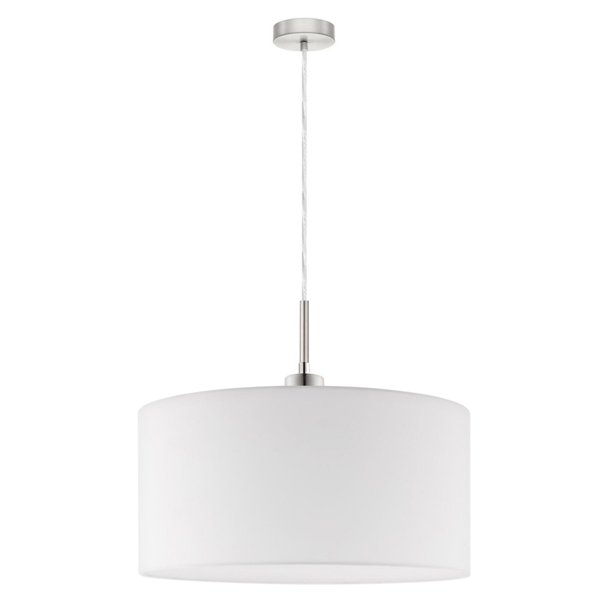 Eglo - Lampadario LED a sospensione con filo TUNJA 1xE27/60W/230V bianco