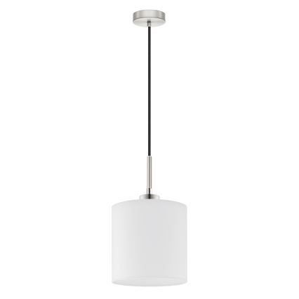 Eglo - Lampadario LED a sospensione con filo TUNJA 1xE27/60W/230V bianco