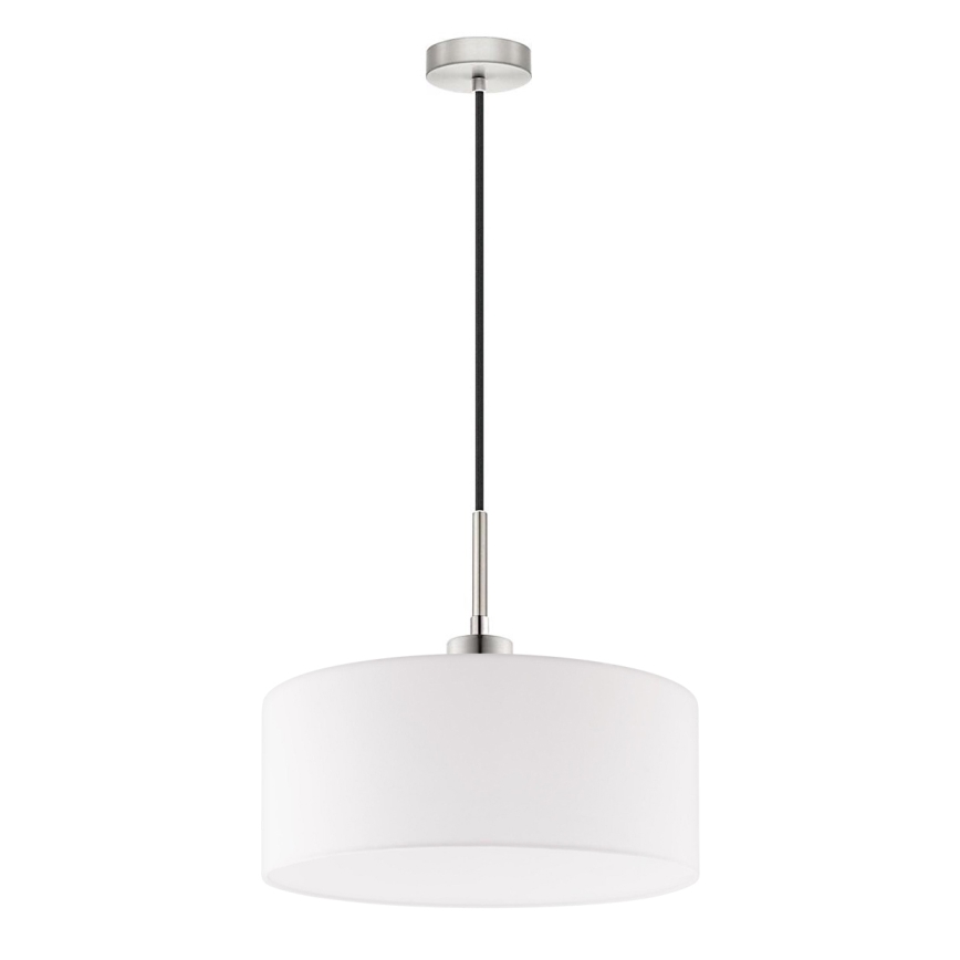 Eglo - Lampadario LED a sospensione con filo TUNJA 1xE27/60W/230V bianco