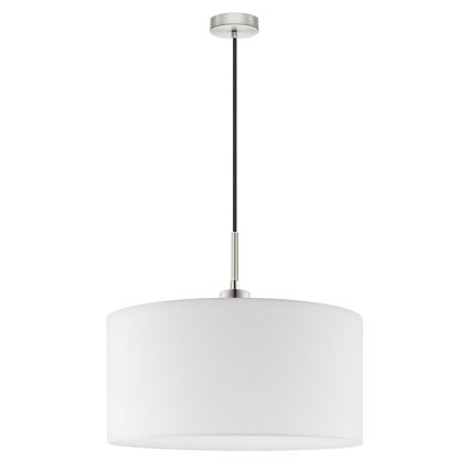 Eglo - Lampadario LED a sospensione con filo TUNJA 1xE27/60W/230V bianco