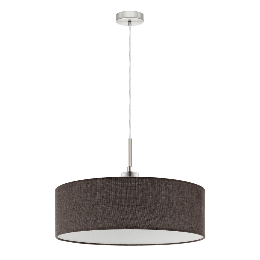 Eglo - Lampadario LED a sospensione con filo TUNJA 1xE27/60W/230V marrone