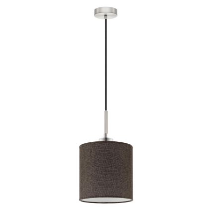 Eglo - Lampadario LED a sospensione con filo TUNJA 1xE27/60W/230V marrone