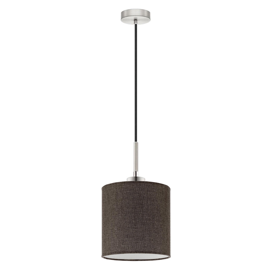 Eglo - Lampadario LED a sospensione con filo TUNJA 1xE27/60W/230V marrone