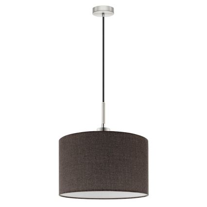 Eglo - Lampadario LED a sospensione con filo TUNJA 1xE27/60W/230V marrone