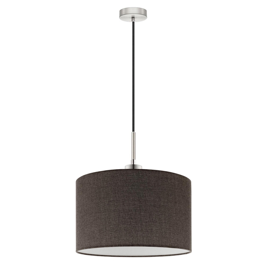 Eglo - Lampadario LED a sospensione con filo TUNJA 1xE27/60W/230V marrone