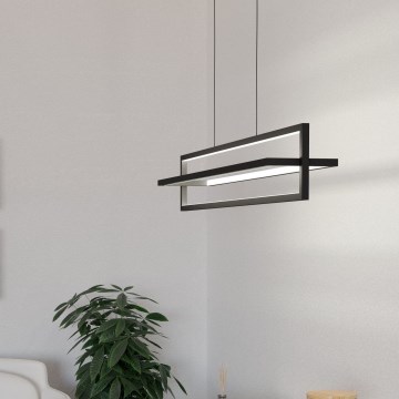 Eglo - Lampadario LED Dimmerabile su filo LED/34W/230V + telecomando