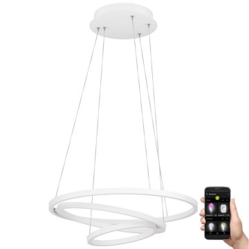 Eglo - Lampadario LED dimmerabile su stringa LED/43,2W/230V bianco
