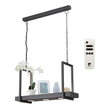 Eglo - Lampadario LED RGB dimmerabile a sospensione con catena 3xLED/6W/230V + T