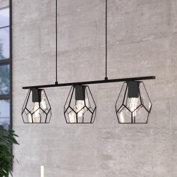 Eglo - Lampadario LED sospeso a cavo 3xE27/40W/230V