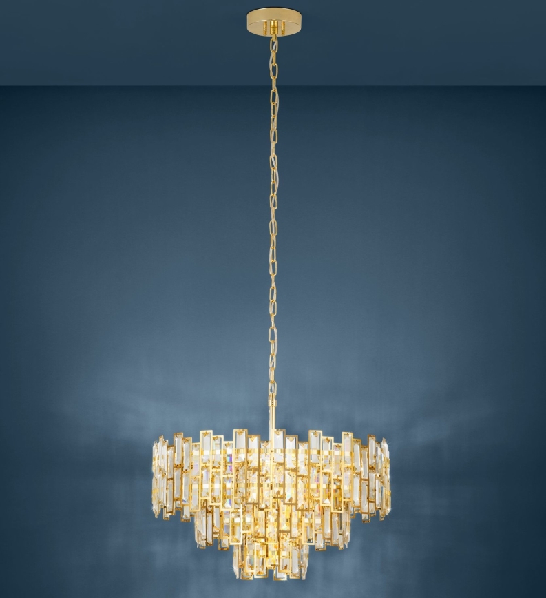 Eglo - Lampadario LED su catena 10xE14/25W/230V d. 63 cm