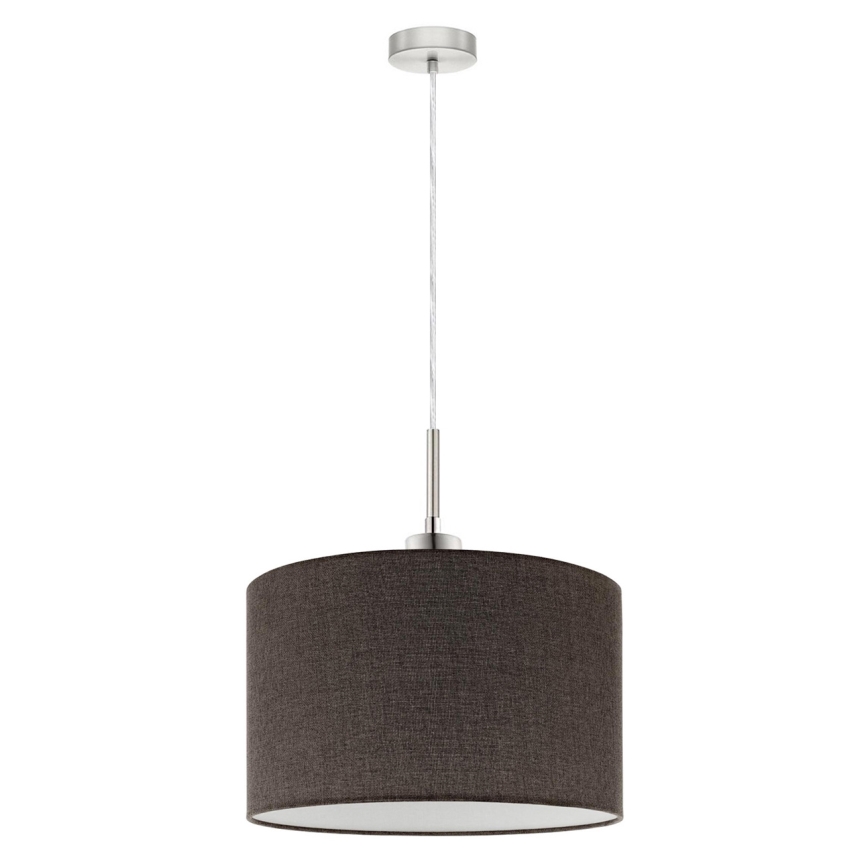 Eglo - Lampadario LED su cavo TUNJA 1xE27/60W/230V marrone