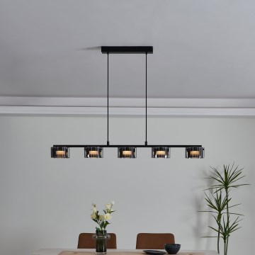 Eglo - Lampadario LED su filo dimmerabile 5xLED/5,4W/230V