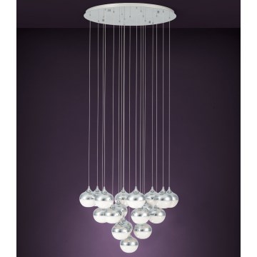 Eglo - Lampadario LED su filo dimmerabile MIOGLIA 18xLED/3,1W/230V