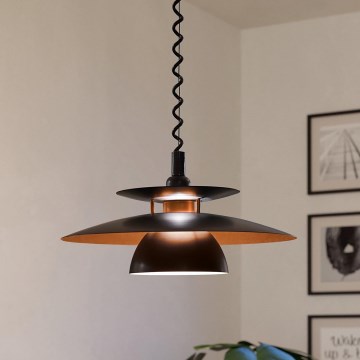 Eglo - Lampadario retrattile 1xE27/60W/230V