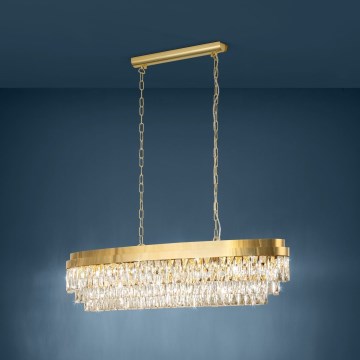 Eglo - Lampadario su catena 13xE14/40W/230V dorato
