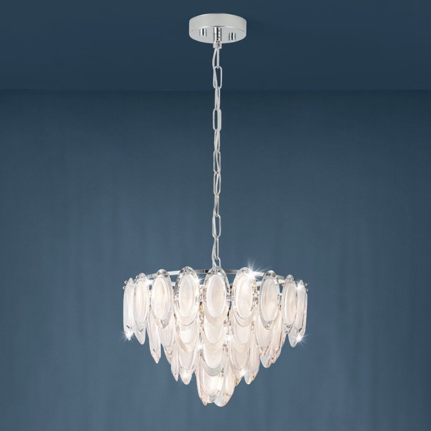 Eglo - Lampadario su catena 7xE14/40W/230V