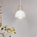 Eglo - Lampadario su corda 1xE27/40W/230V bianco