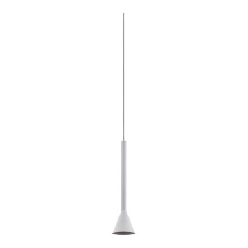 Eglo - Lampadario su corda per binario 1xGU10/8W/230V bianco