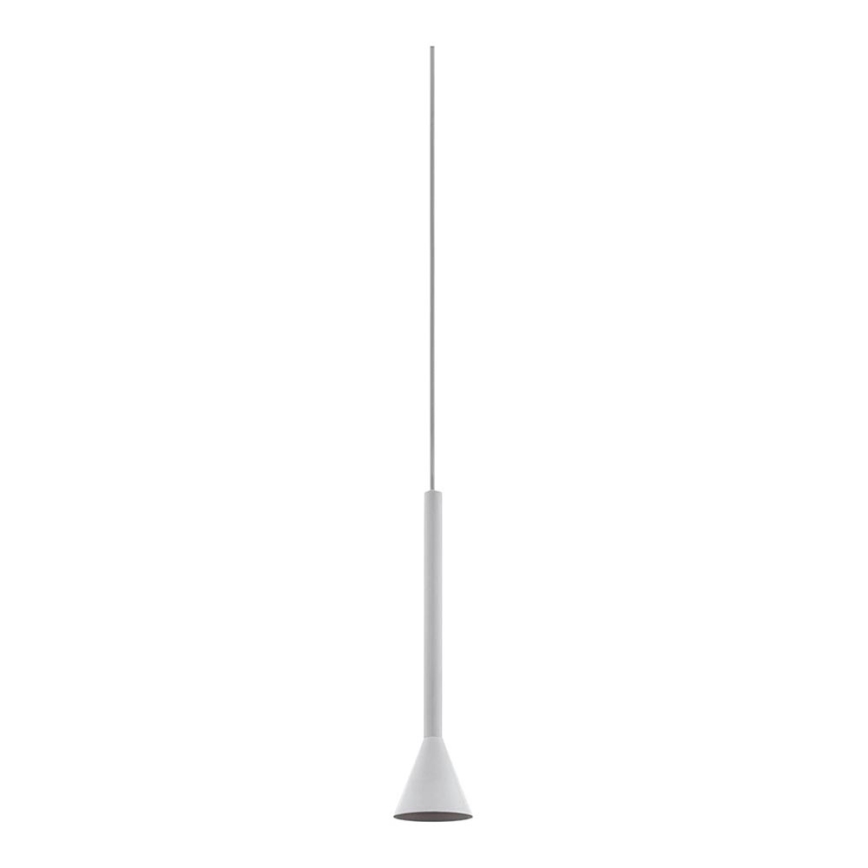 Eglo - Lampadario su corda per binario 1xGU10/8W/230V bianco