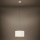 Eglo - Lampadario su filo 1xE27/40W/230V bianco