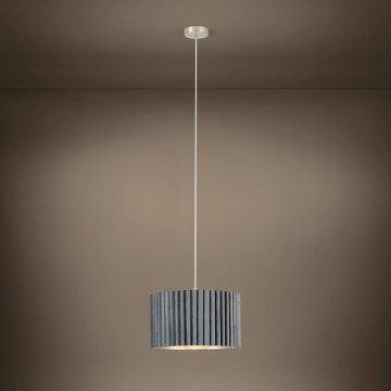 Eglo - Lampadario su filo 1xE27/40W/230V grigio