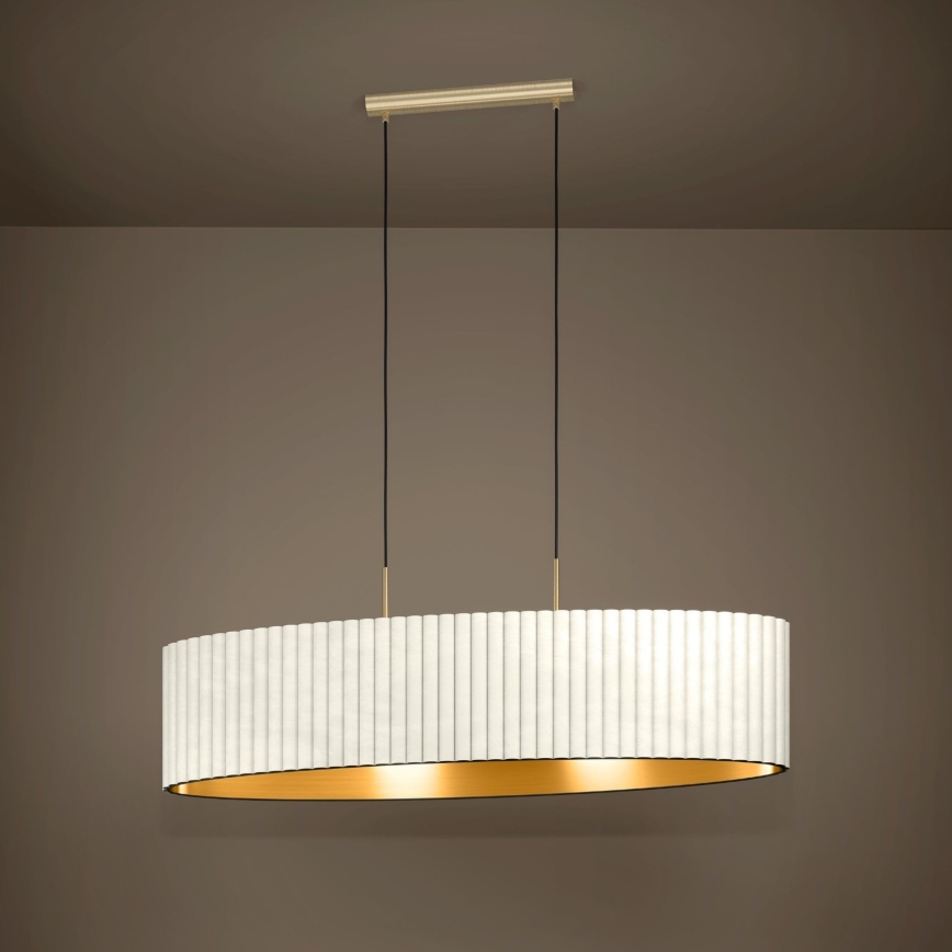 Eglo - Lampadario su filo 2xE27/40W/230V bianco