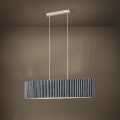 Eglo - Lampadario su filo 2xE27/40W/230V grigio