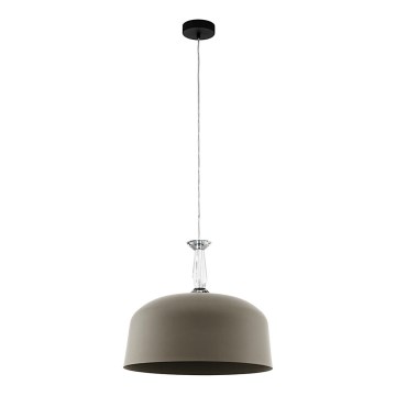 Eglo - Lampadario su filo 3xE27/10W/230V marrone