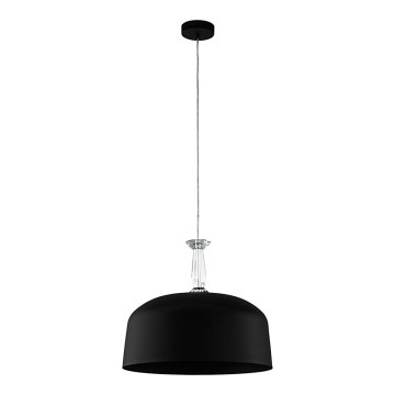 Eglo - Lampadario su filo 3xE27/10W/230V nero