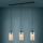 Eglo - Lampadario su filo 3xE27/40W/230V