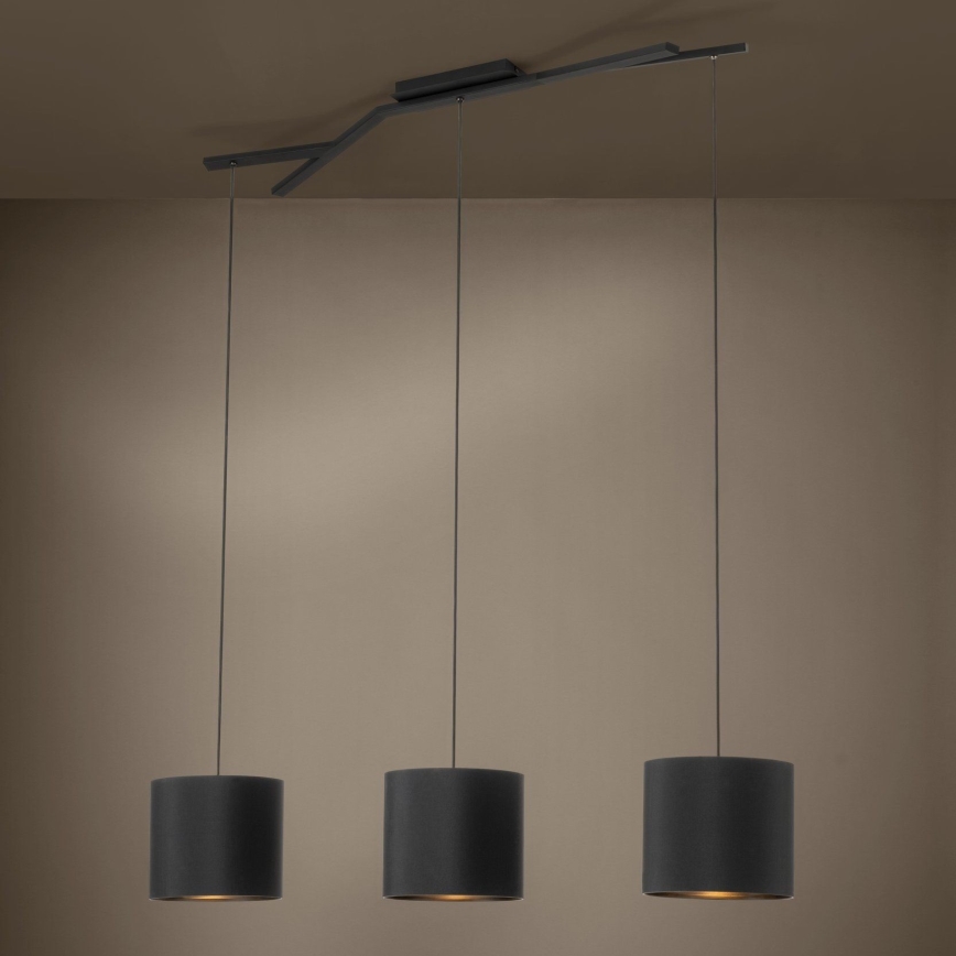 Eglo - Lampadario su filo 3xE27/40W/230V