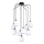 Eglo - Lampadario su filo 9xE27/40W/230V bianco