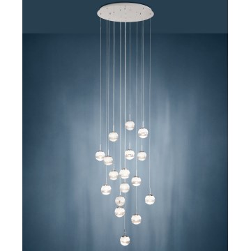 Eglo - Lampadario su filo LED dimmerabile MONTEFIO 17xLED/5W/230V