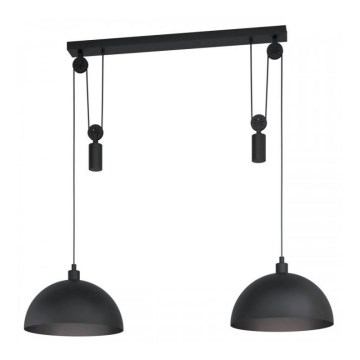 Eglo - Lampadrio a sospensione con filo 2xE27/40W/230V