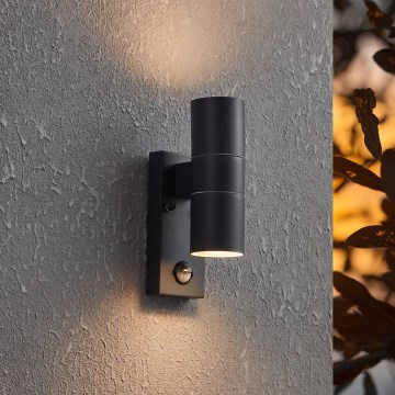 Eglo - LED Applique da esterno con sensore 2xGU10/3W/230V IP44