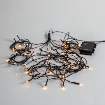 Eglo - LED Catena natalizia da esterno 64xLED/1 funzione 2,7m IP44 bianco caldo