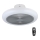 Eglo - LED Dimmerabile ceiling fan LED/25,5W/230V grigio + telecomando