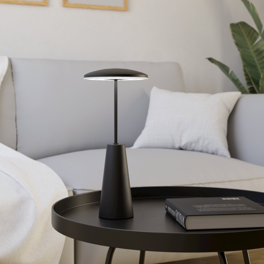 Eglo - LED Dimmerabile touch per esterni lampada LED/2,8W/5V 2400K/3000K/4000K 5200 mAh IP54 nero
