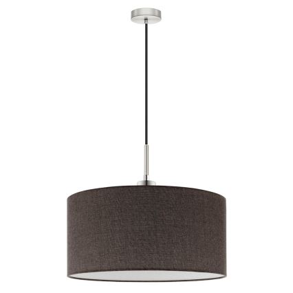 Eglo - LED Lampada a sospensione con cavo TUNJA 1xE27/60W/230V marrone