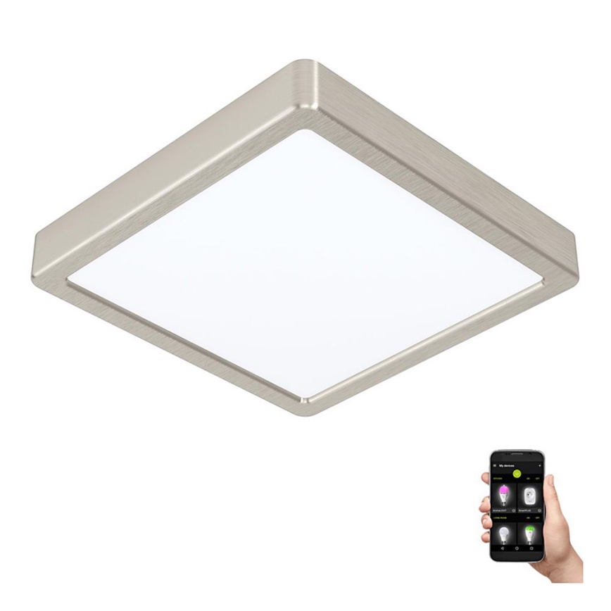 Eglo - LED Lampada da bagno dimmerabile LED/16,5W/230V IP44 ZigBee 21x21 cm