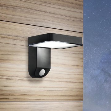Eglo - LED Lampada da parete solare con sensore LED/4,5W/3,7V 2200 mAh IP44