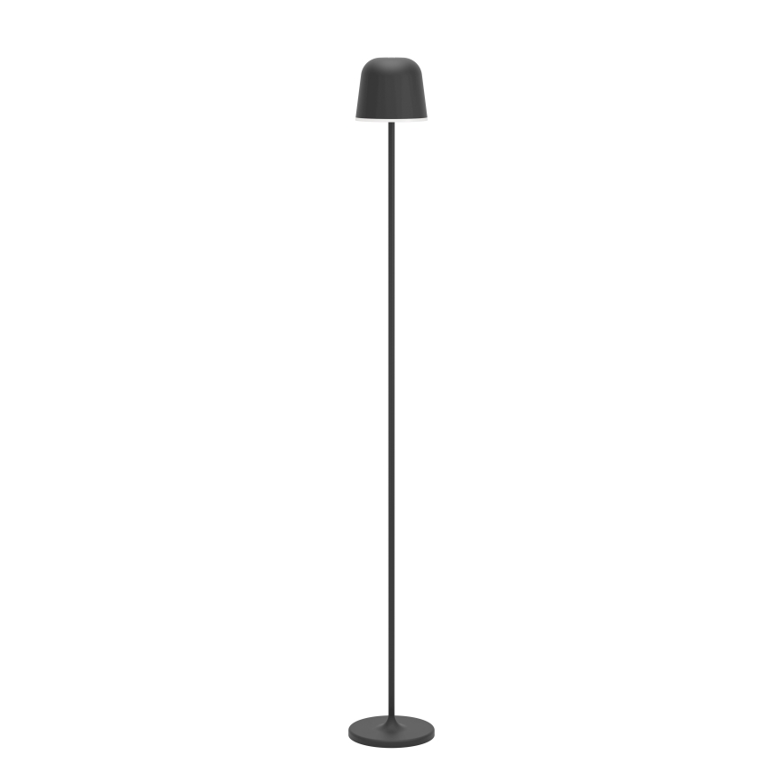 Eglo - LED Lampada da terra ricaricabile per esterni dimmerabile LED/4,3W/5V 2400/3000/4000K IP54 nero