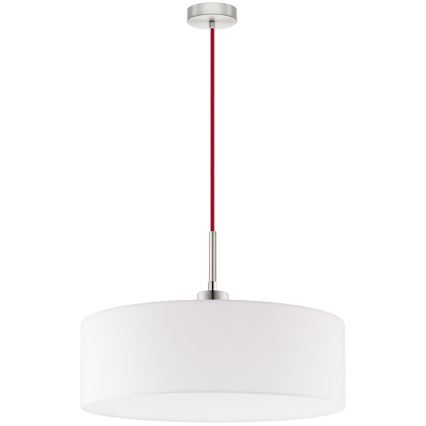 Eglo - LED  Lampadario a sospensione con cavo TUNJA 1xE27/60W/230V bianco