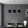 Eglo - LED  Lampadario a sospensione con filo TUNJA 3xE27/60W/230V nero