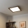 Eglo - LED Pannello fisso dimmerabile POZZALLO WOOD LED/21W/230V 2700-6500K 49,5x49,5 cm marrone scuro + telecomando