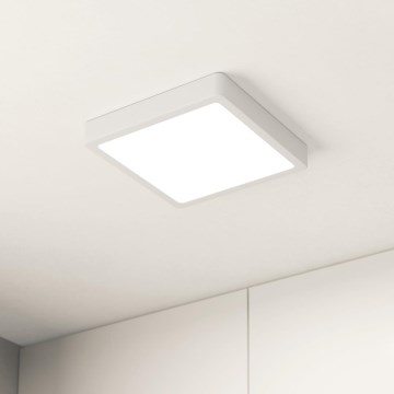 Eglo - LED Plafoniera da bagno LED/17W/230V IP44 bianco 21x21 cm
