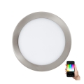 Eglo - LED RGB Lampada da incasso dimmerabile FUEVA-C LED/15,6W/230V Ø 22,5 cm